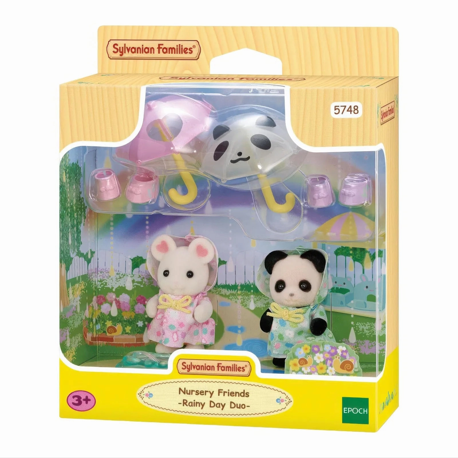 Sylvanian Families 5748 Nursery Friends Rainy Day Duo Historical Icon