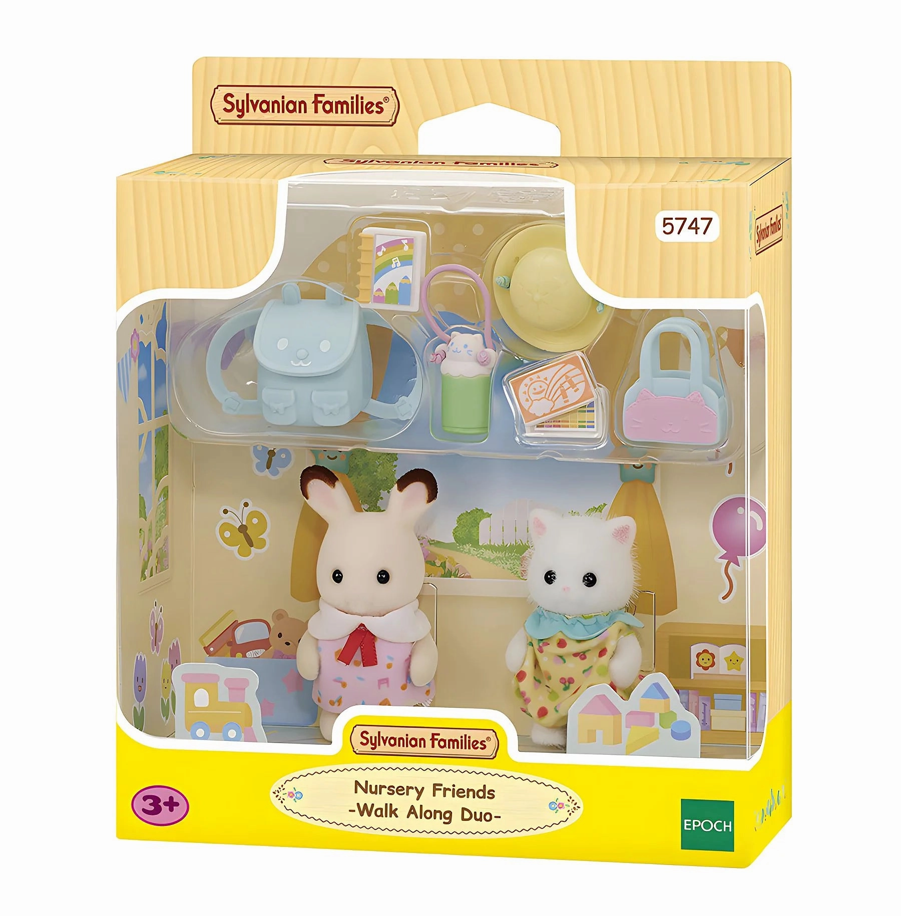 Sylvanian Families Nursery Friends Walk Along Duo Robot Mecha