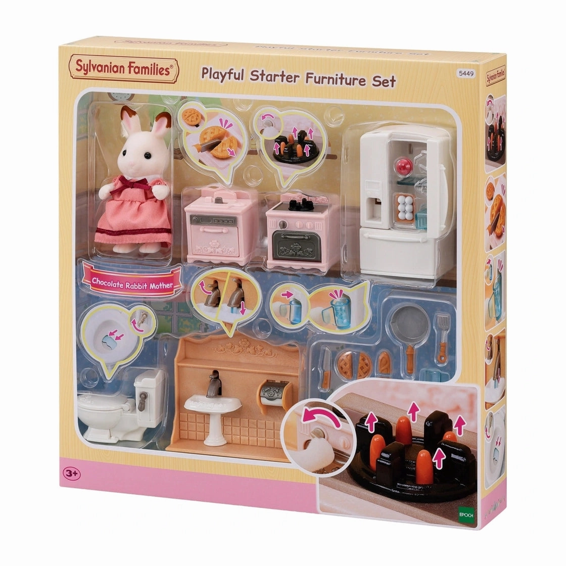 Game Merch Sylvanian Families Playful Starter Furniture Set