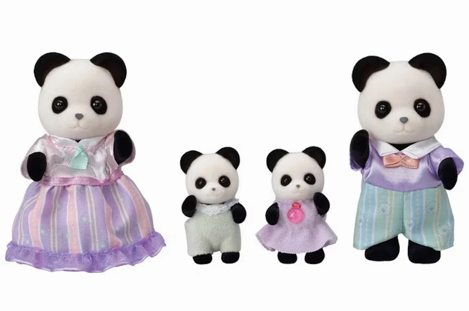 Future Antique Deity Statue Sylvanian Families Pookie Panda Family