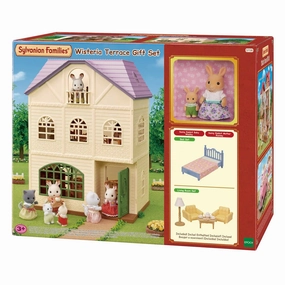 Sylvanian Families Wisteria Terrace Gift Set Fish Model Desk Decor