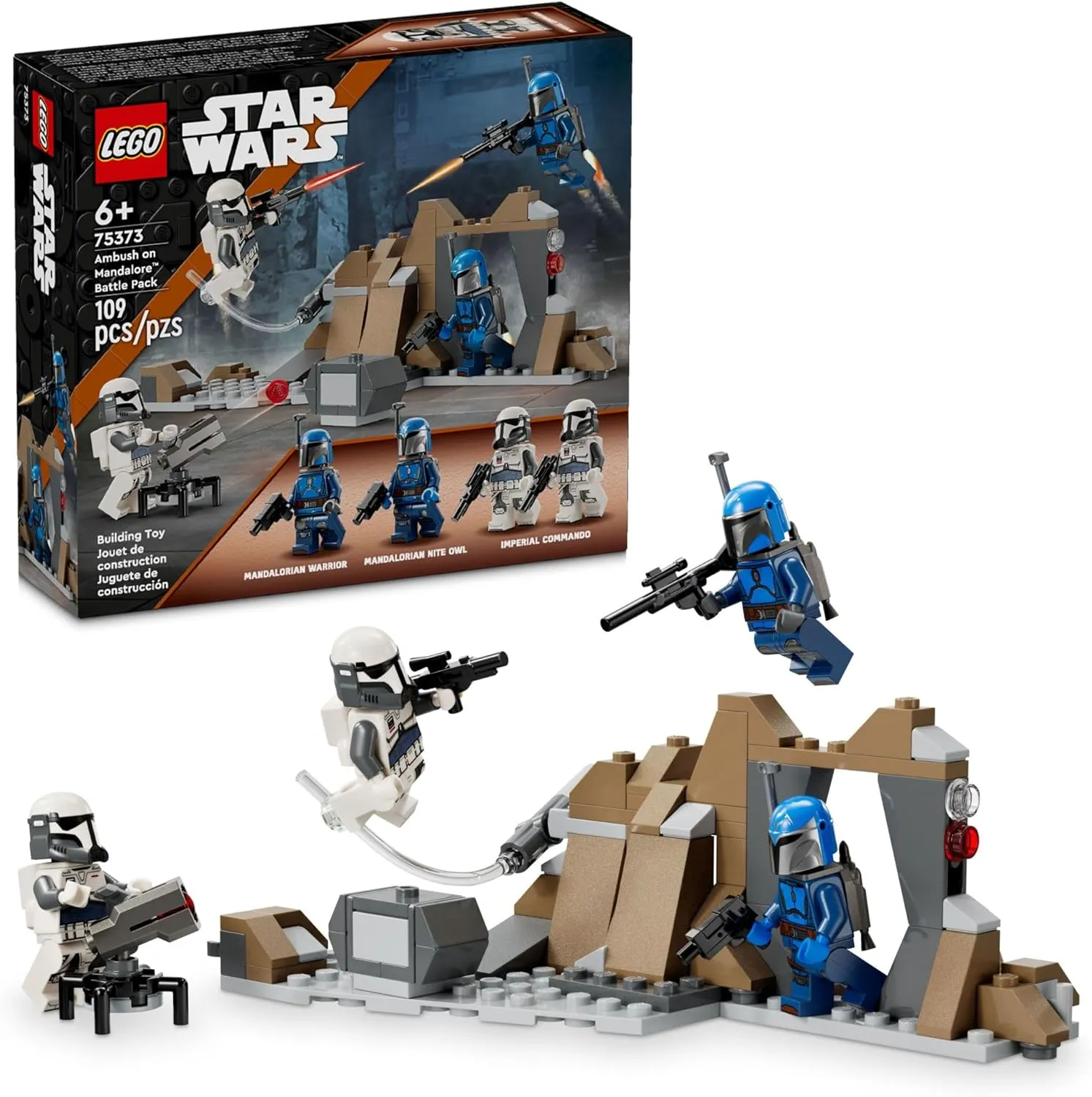 Lego 75373 - Star Wars Ambush on Mandalore Battle Pack Ocean Creature Recognition Gift