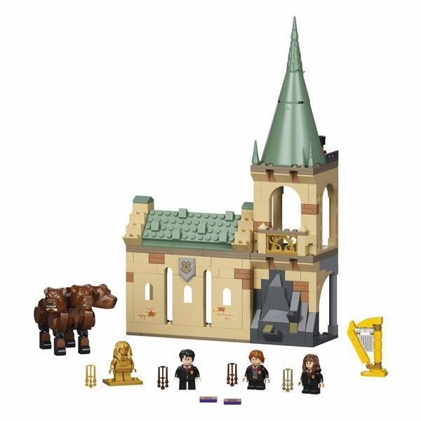 LEGO HARRY POTTER 76387 Hogwarts Fluffy Encounter Castle Toy Fathers Day Famous Painting