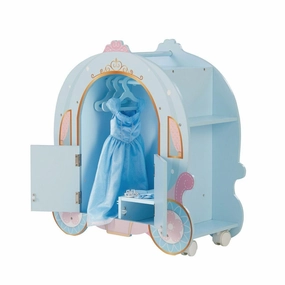 Famous Scientist Teamson USA TD-12948A Princess Pumpkin Carriage with Closet and Dress