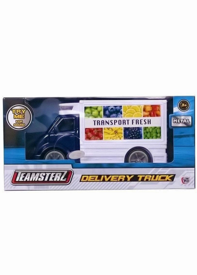 Battle Figure Teamsterz Die-Cast Delivery Truck With Sounds