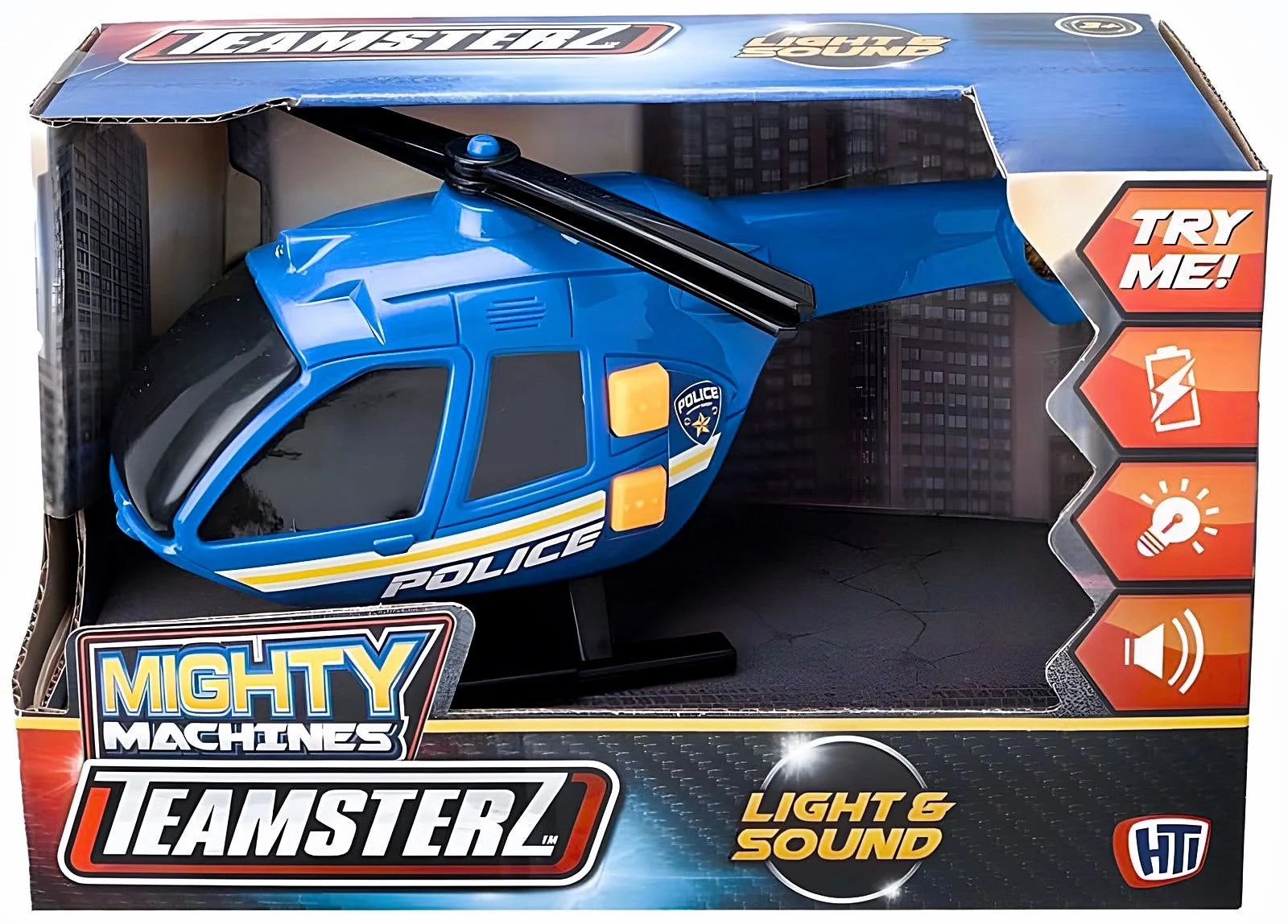 Teamsterz Light & Sound Helicopter Holiday Ornament