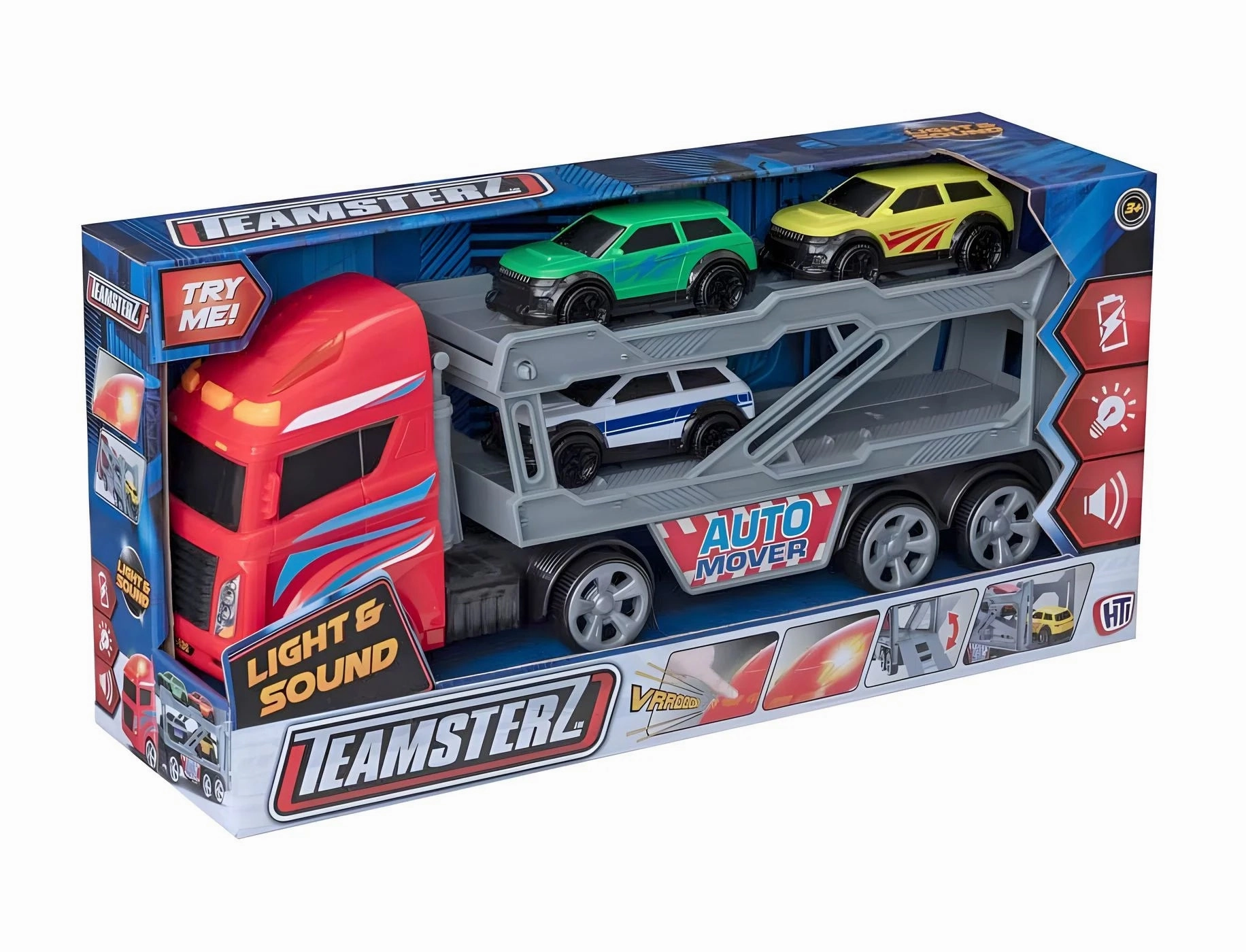Exquisite Craftsmanship Teamsterz Light and Sound Car Transporter