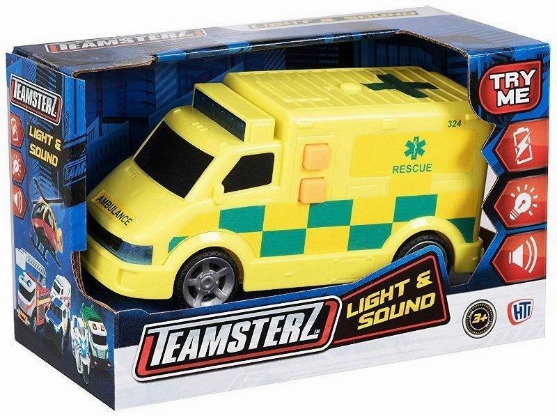 Teamsterz Small Light and Sounds Ambulance Hero Statue