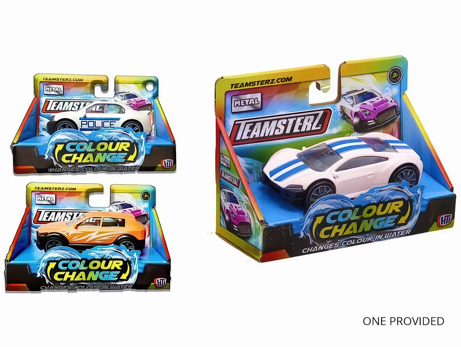 Teamsterz Street Kingz Colour Change Car - Assorted Workstation Decor