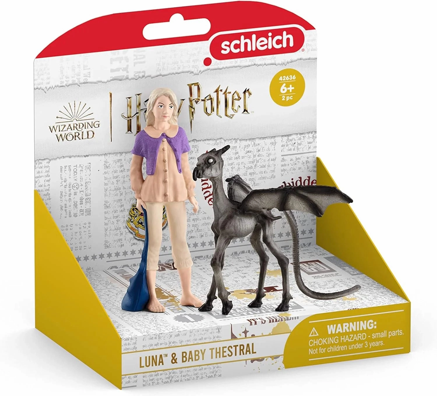 Schleich 42636 Harry Potter Luna Lovegood & Baby Thestral Figure Set Pop Icon