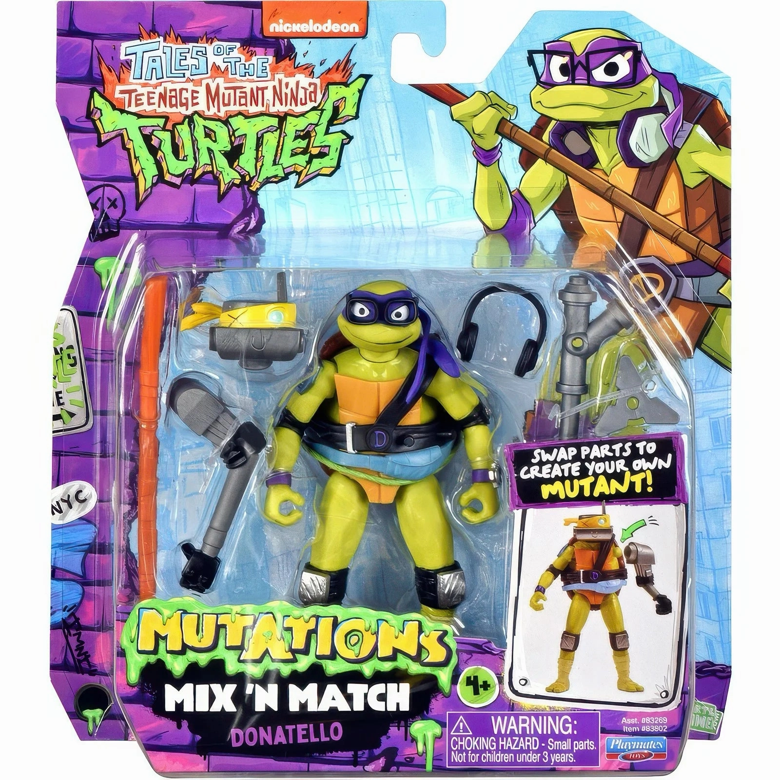 Small Way Teenage Mutant Ninja Turtles Mix 'N Match Figure - Assorted