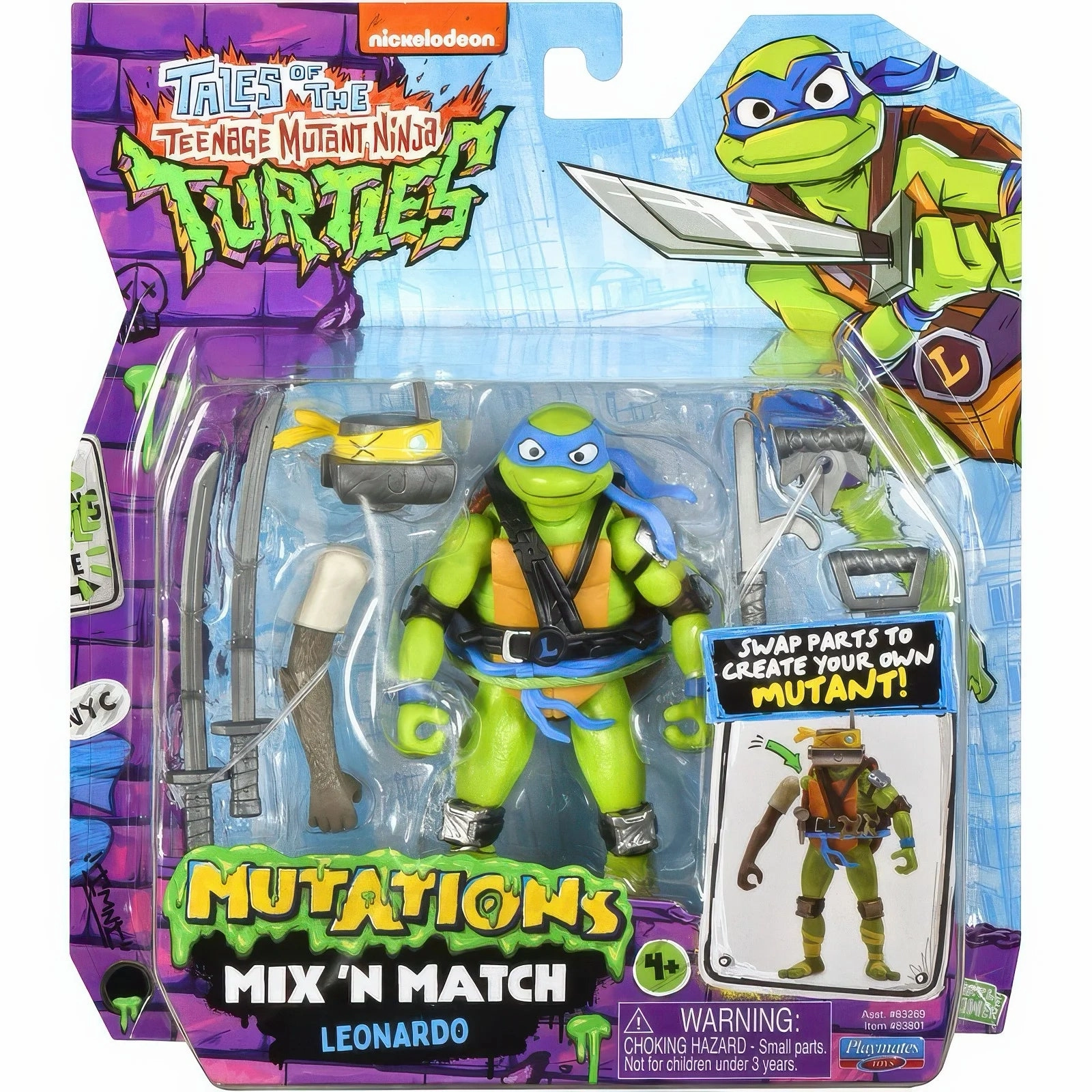 Elegant Dress large scale Teenage Mutant Ninja Turtles Mix 'N Match Figure - Assorted