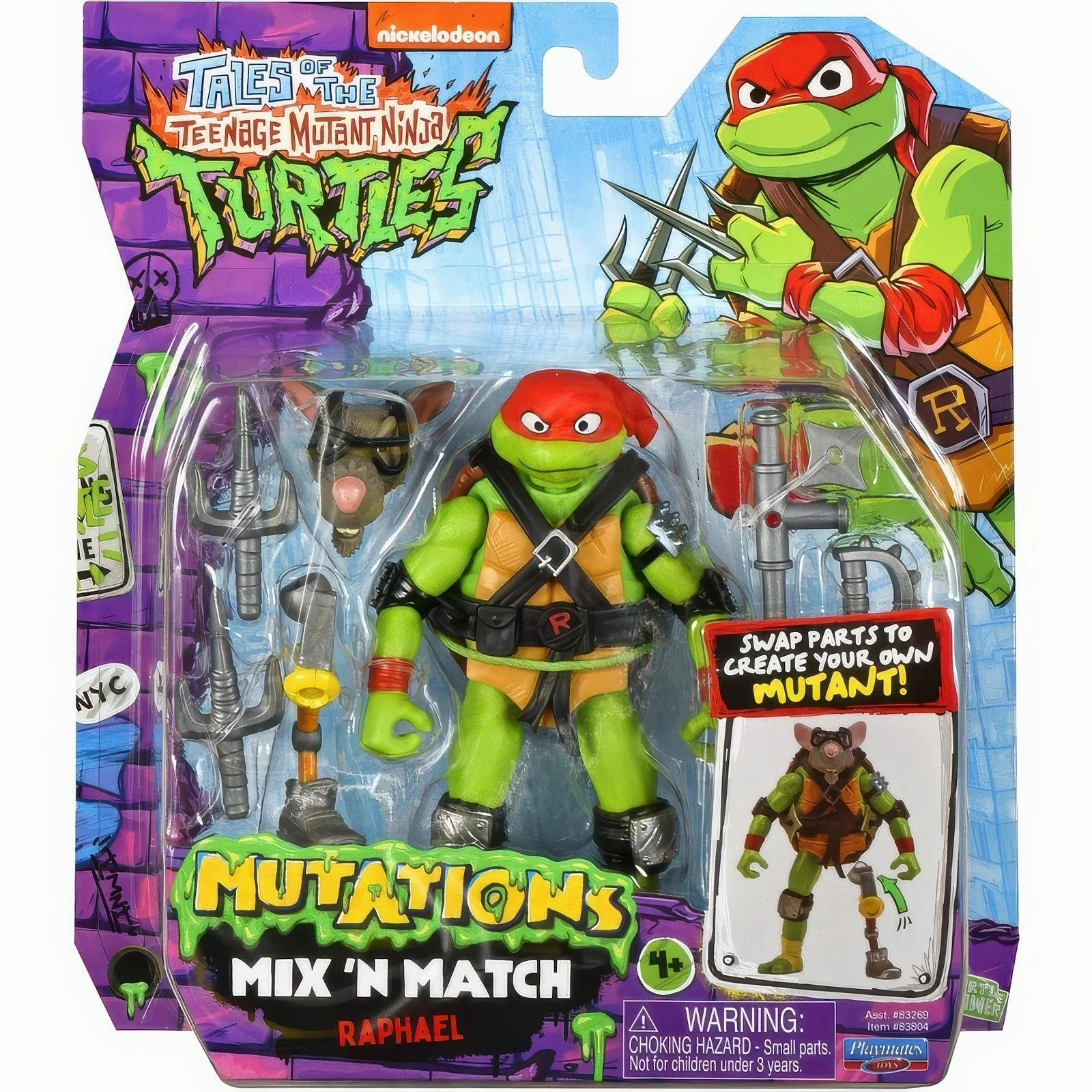 Valise Creator Illustration Creator Teenage Mutant Ninja Turtles Mix 'N Match Figure - Assorted