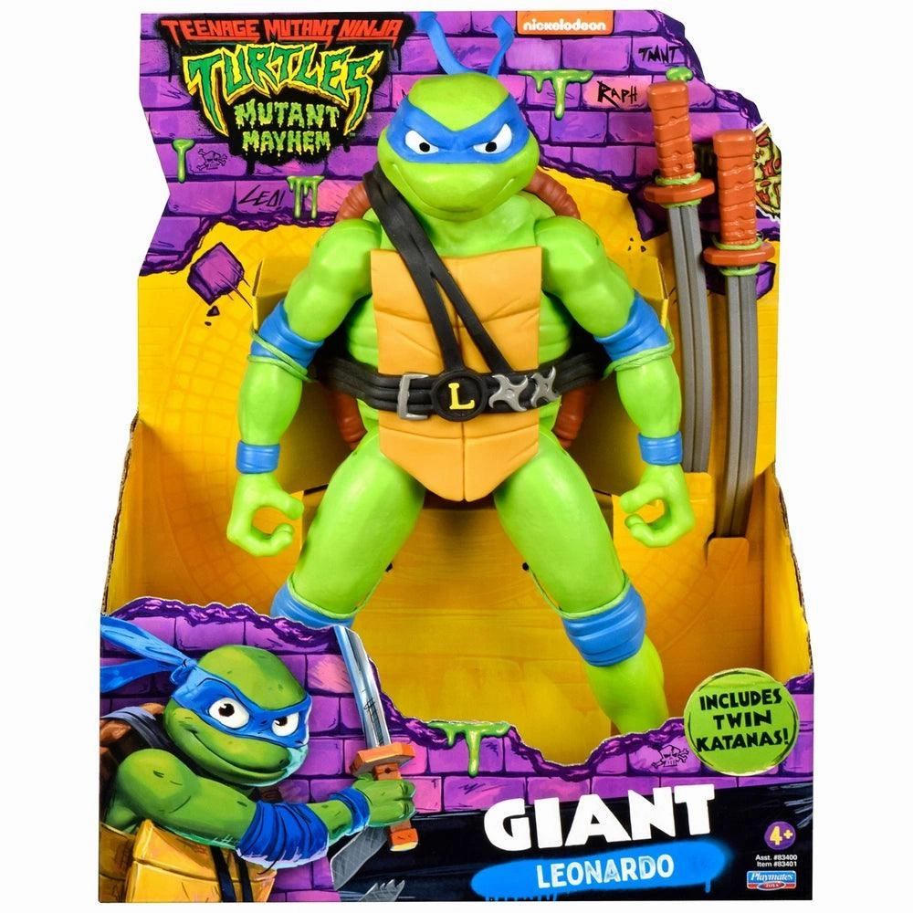 Birthday gift Teenage Mutant Ninja Turtles Mutant Mayhem Giant Leonardo Figure 30cm