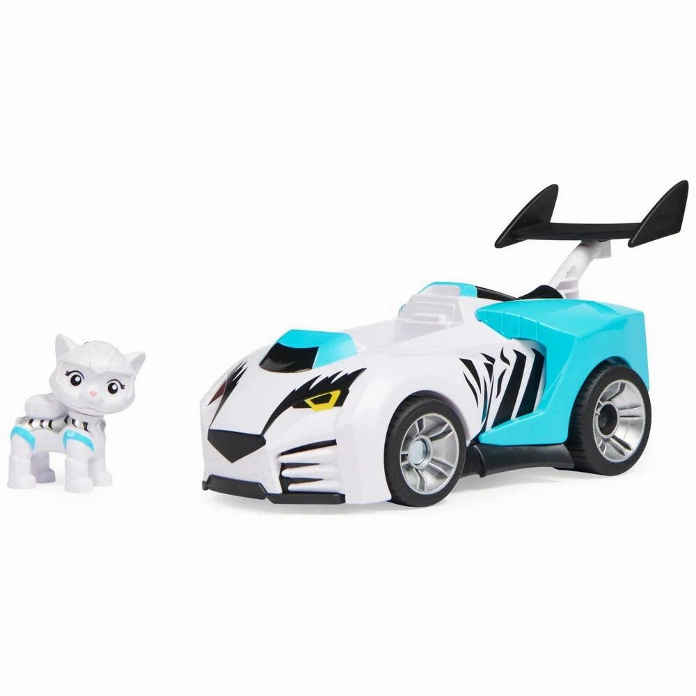 PAW Patrol, Cat Pack, Rory??s Transforming Toy Car with Collectible Action Figure Little Packet