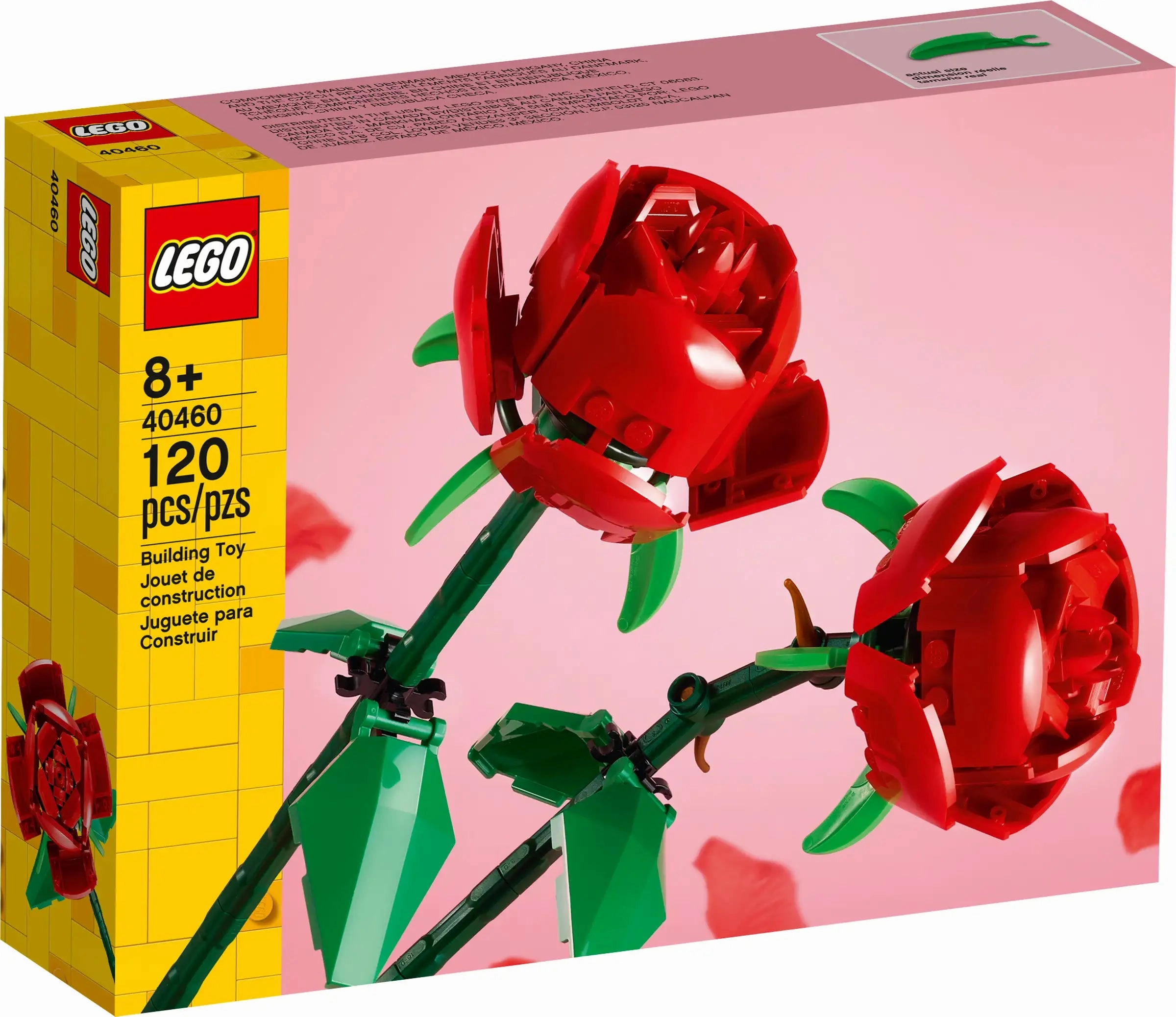Personalized Gift LEGO 40460 Roses Exquisite Floral Building Toy