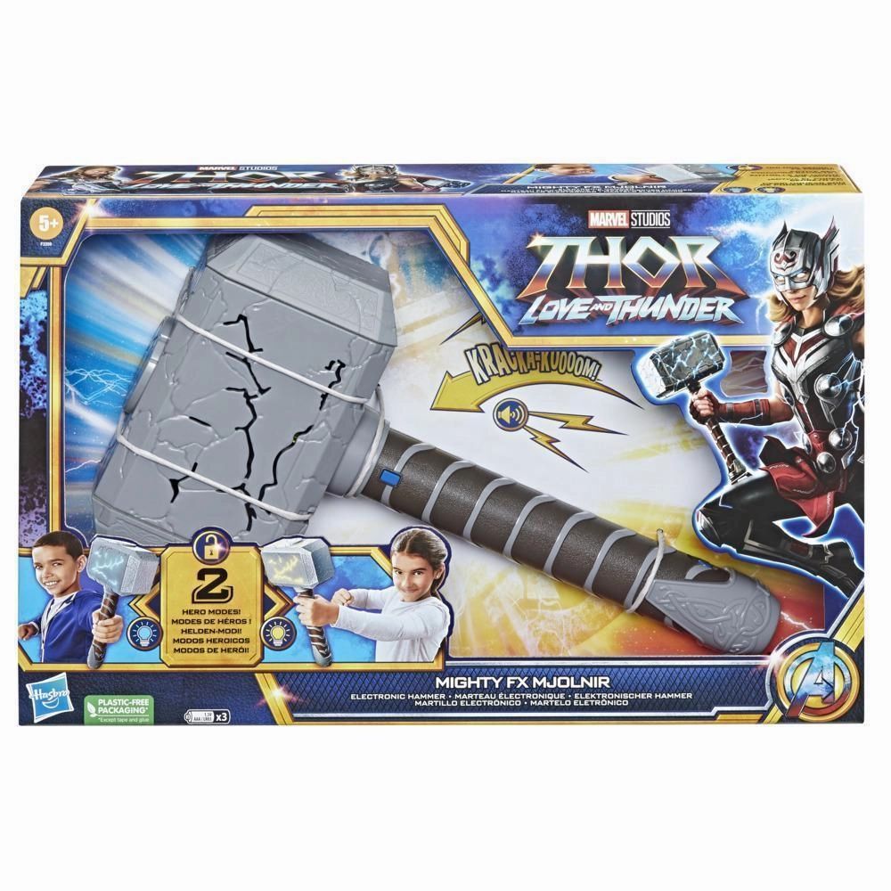 Mammoth Maker Thor Love and Thunder Mighty FX Mjolnir Electronic Hammer