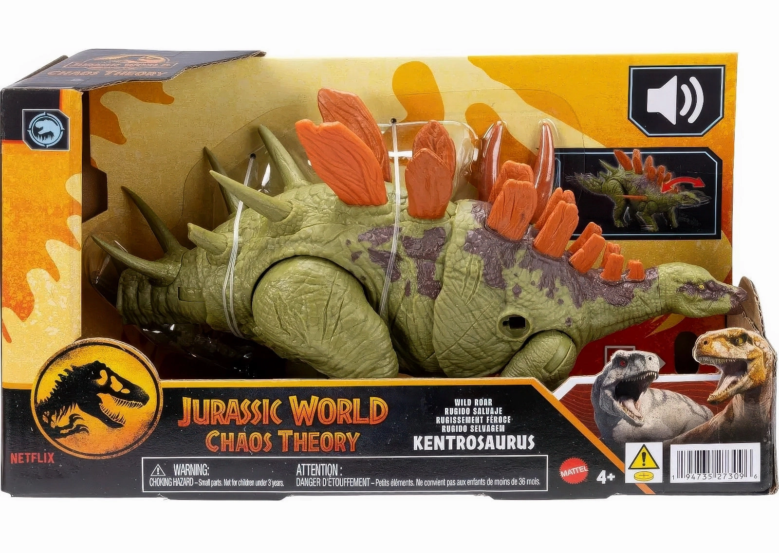 Jurassic World Dinosaur Kentrosoraus Dinosaur Figure 30cm Safe For Children