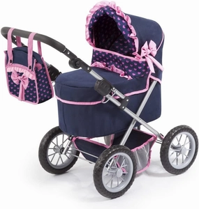 Fantasy Vehicle Trendy Walker Dolls Pram - Blue & Pink