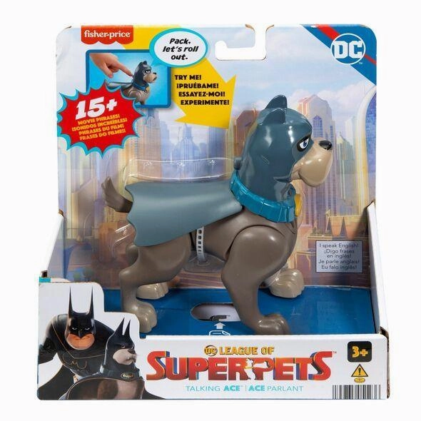 Fisher-Price DC League of Super-Pets Disk Launch Ace Adventure Quest Band Of Warriors