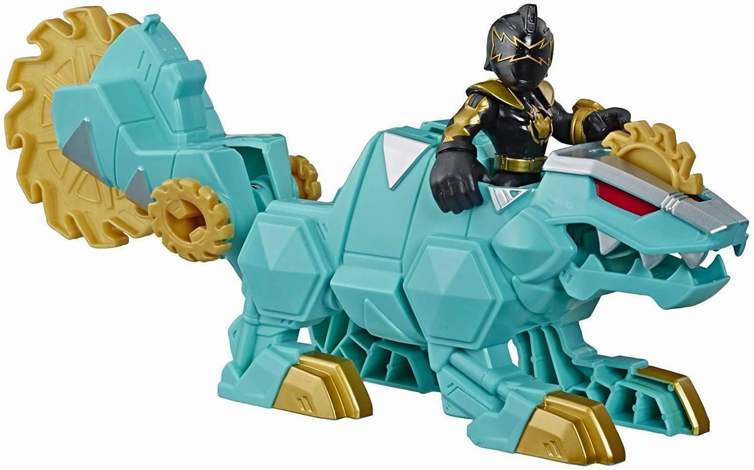 Tiny Purse Power Rangers Playskool Heroes Black Ranger and Dimetrozord 2-Pack