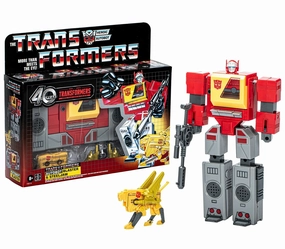 Position Maker Transformers Retro 40th Anniversary Action Figure - G1 Autobot Blaster & Steeljaw