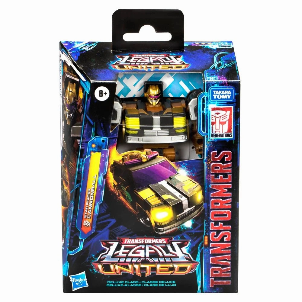 Magical Vibe Veteran Designer Transformers: United Deluxe Class Action Figure Star Raider Cannonball 14 cm