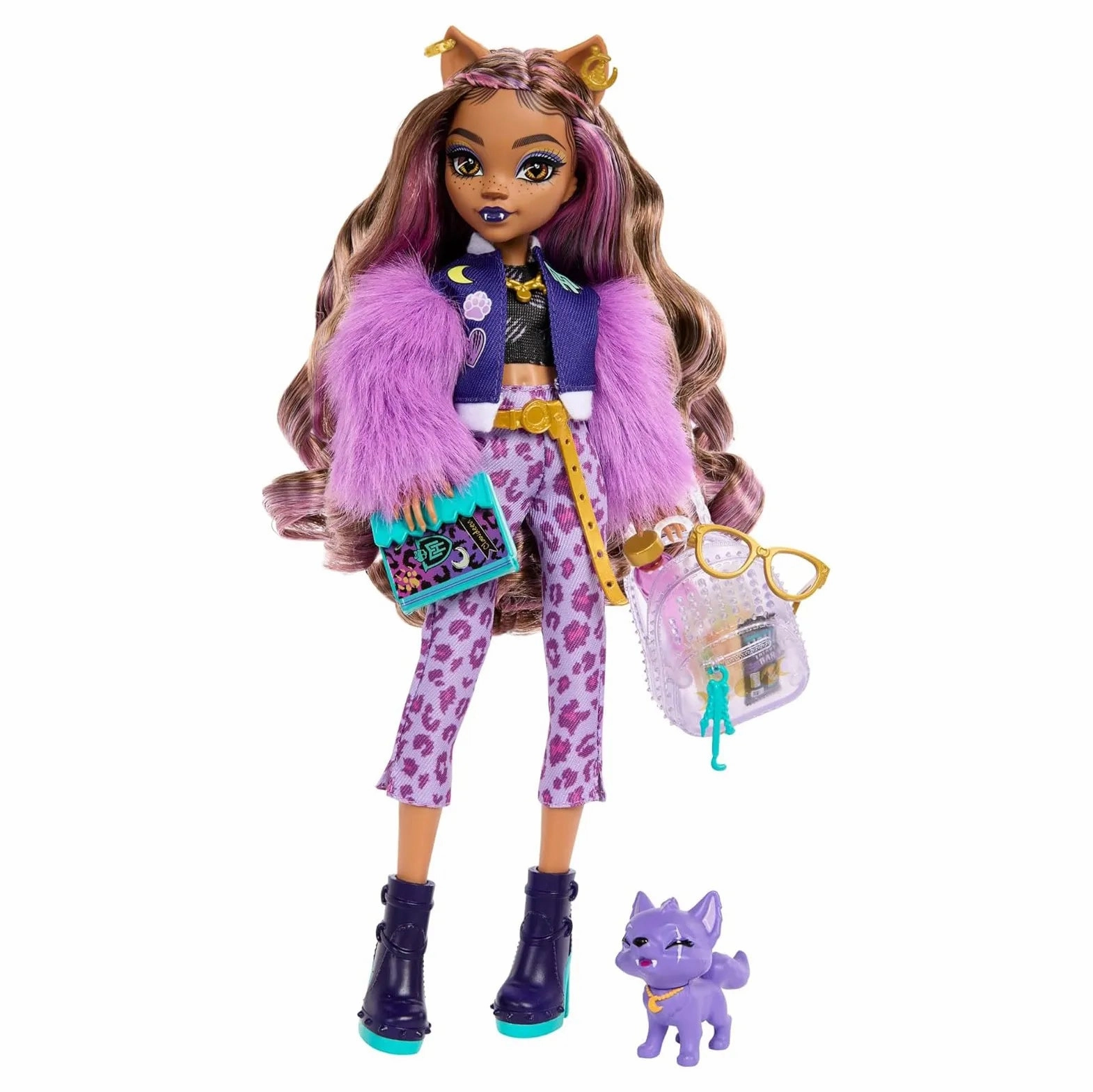 Posable Statue All Season Monster High Clawdeen Wolf Doll 27cm