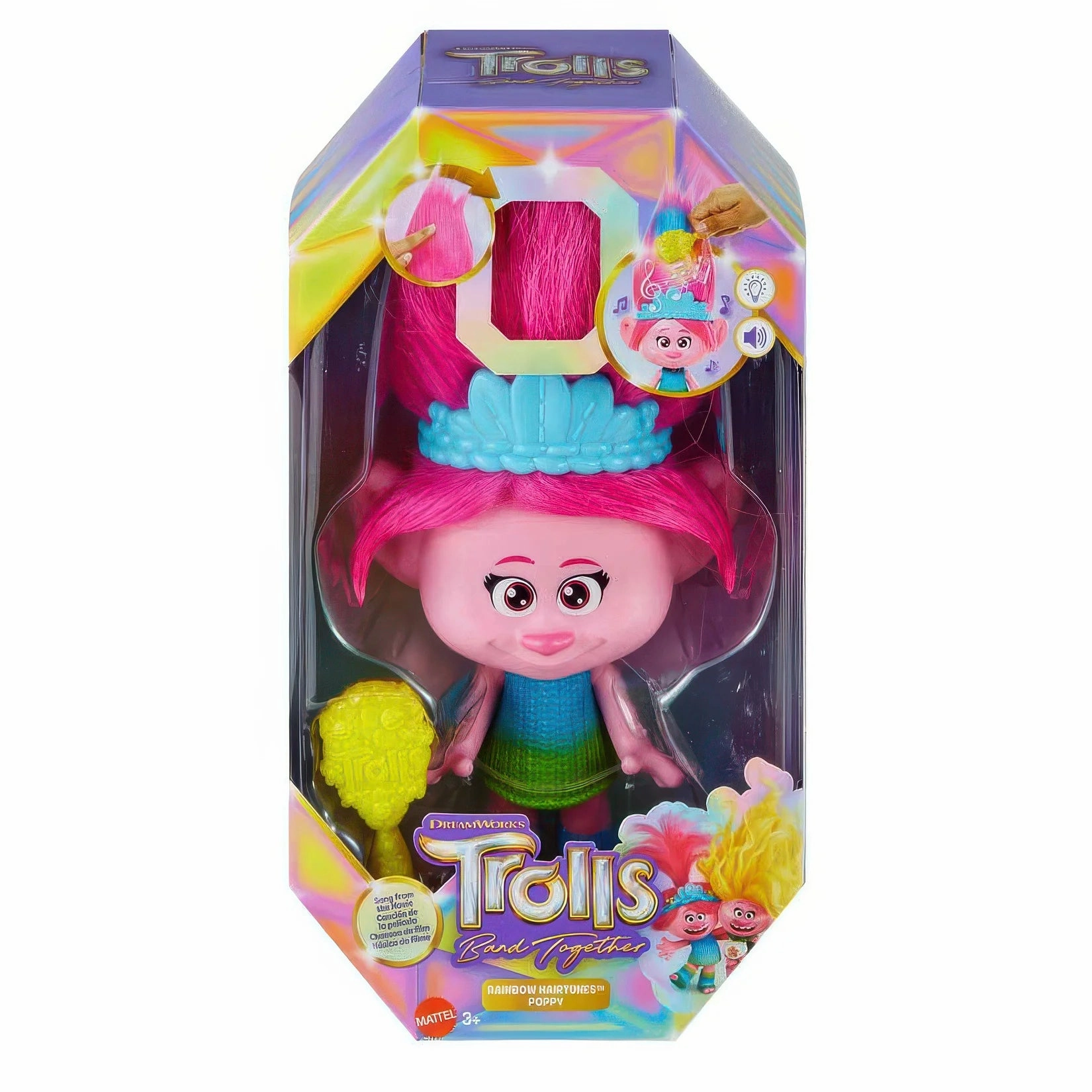Trolls Rainbow Hair Sisters Interactive Poppy Doll Studio Ghibli