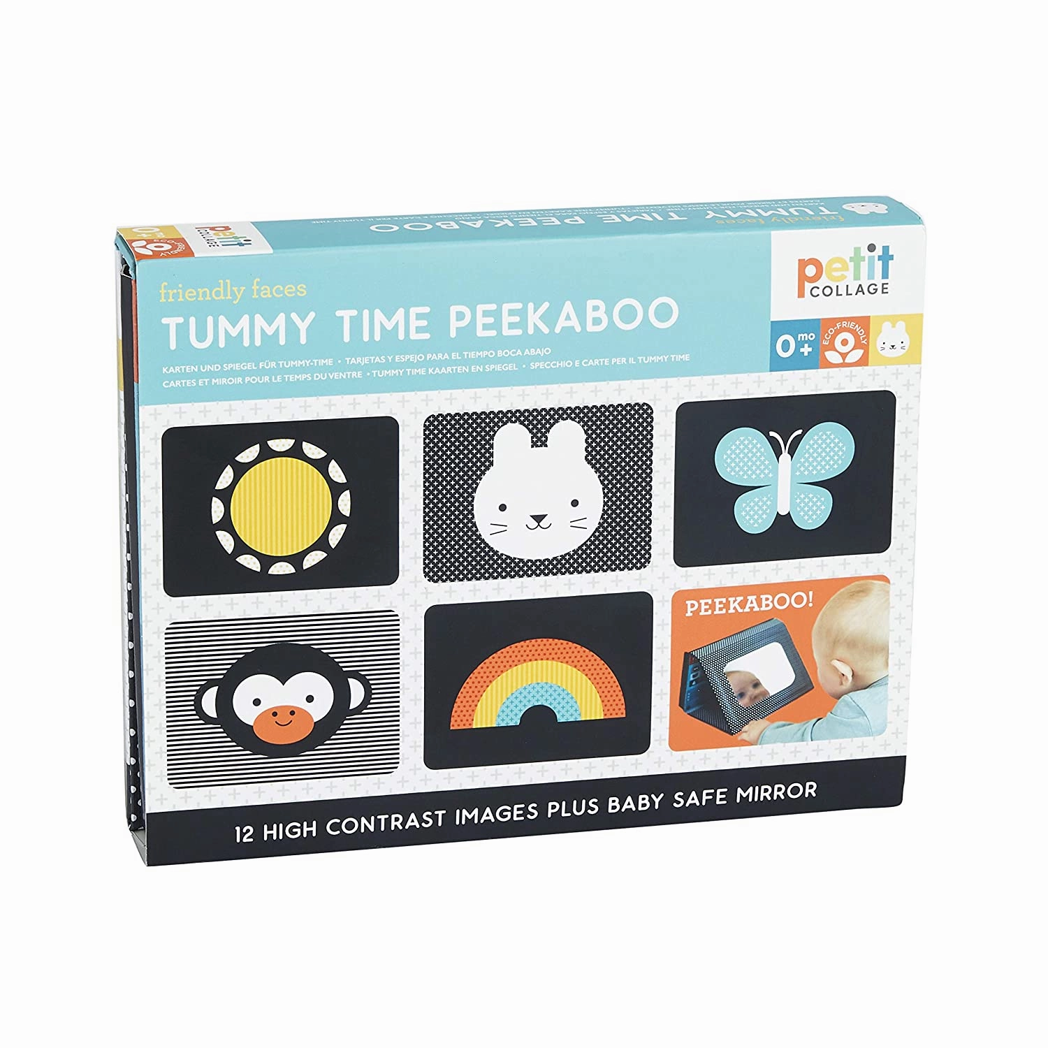 Mystical Designs Frightening Crafts Tummy Time Peek-A-Boo