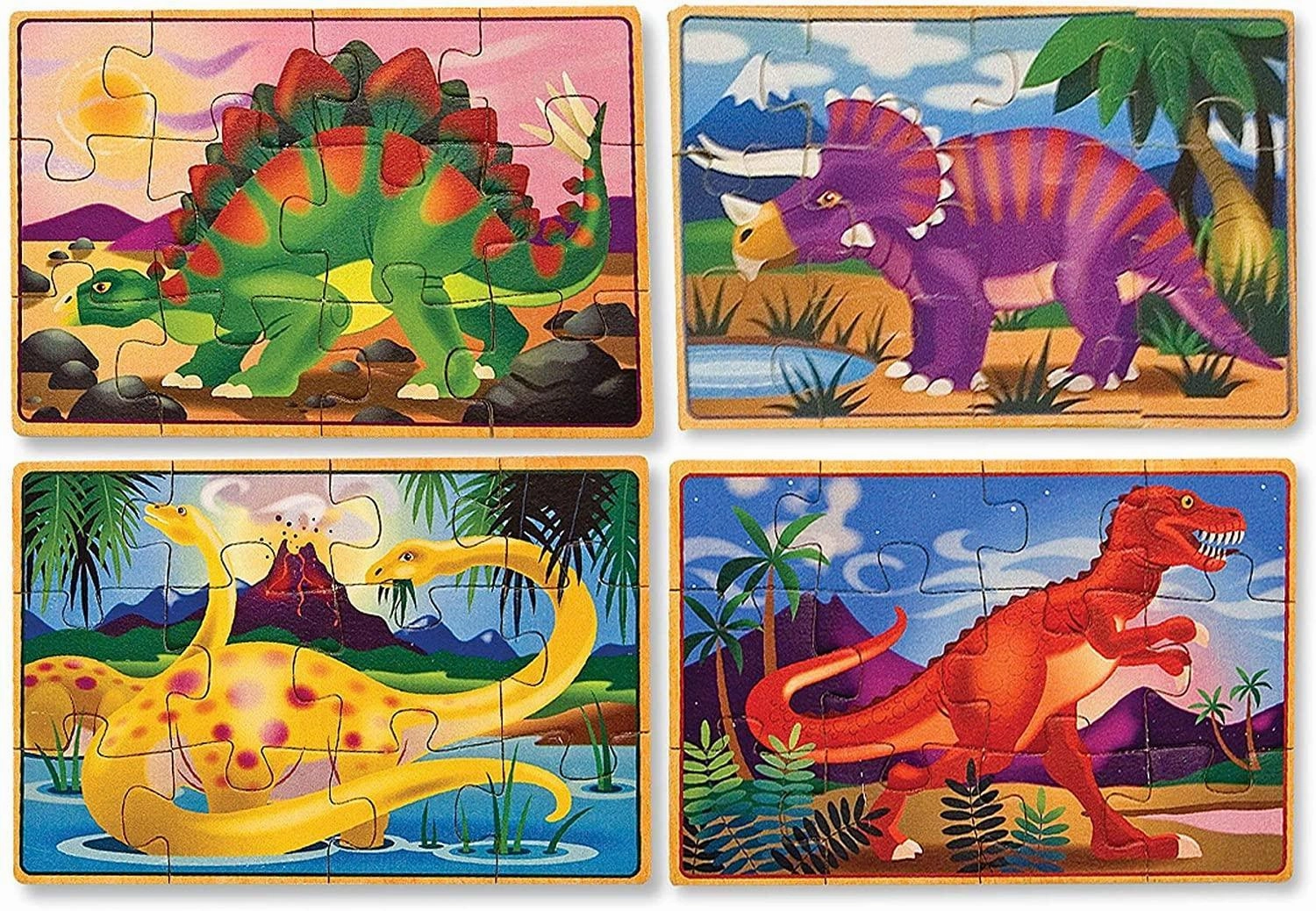 Melissa & Doug 13791 Dinosaurs Puzzles in a Box Collectors Item