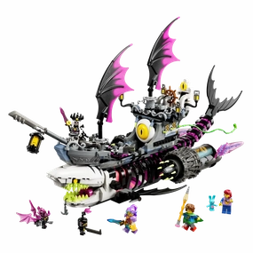 LEGO DREAMZZZ 71469 Nightmare Shark Ship Industrial Decor Gaming Model