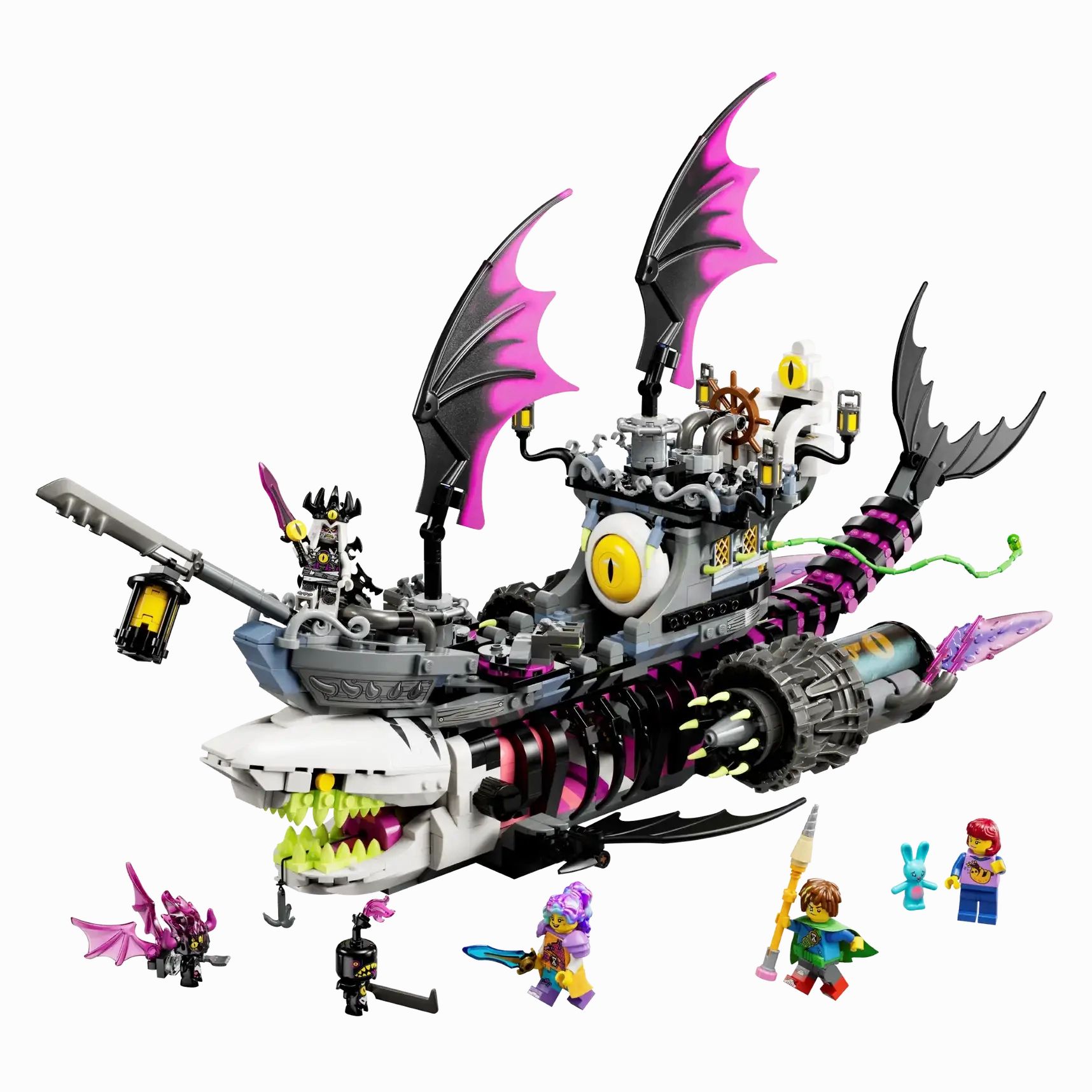 Medieval Knight Folk Art LEGO DREAMZZZ 71469 Nightmare Shark Ship