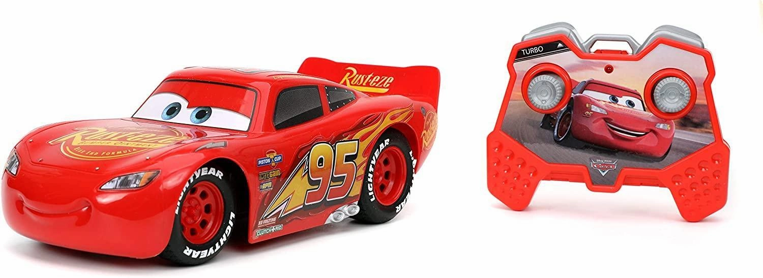 Museum Quality Desktop Toy Pixar Cars Lightning McQueen RC Remote Control Car