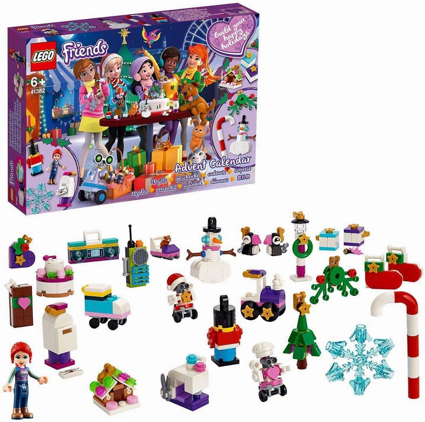 LEGO 41382 FRIENDS Advent Calendar Diverse Representation