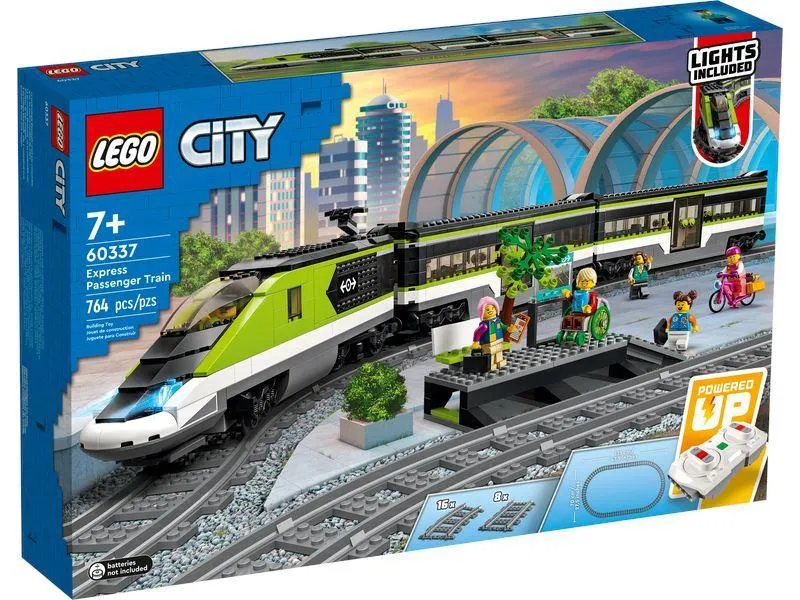 LEGO 60337 CITY Express Passenger Train Mid Century Gaming Figure