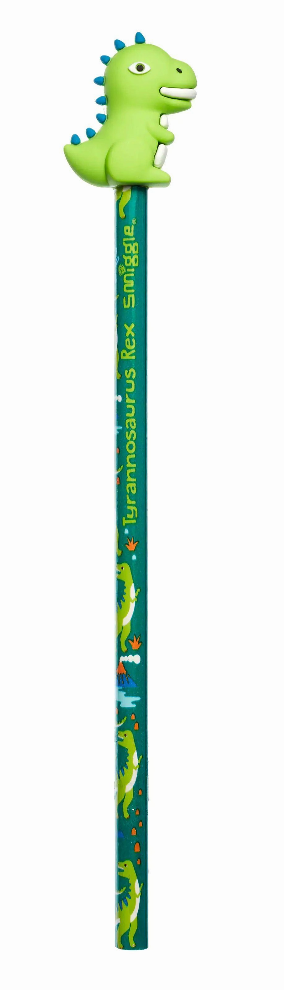 Chase Variant SMIGGLE Dino World Pencil With Tyrannosaurus Rex Dinosaur Topper