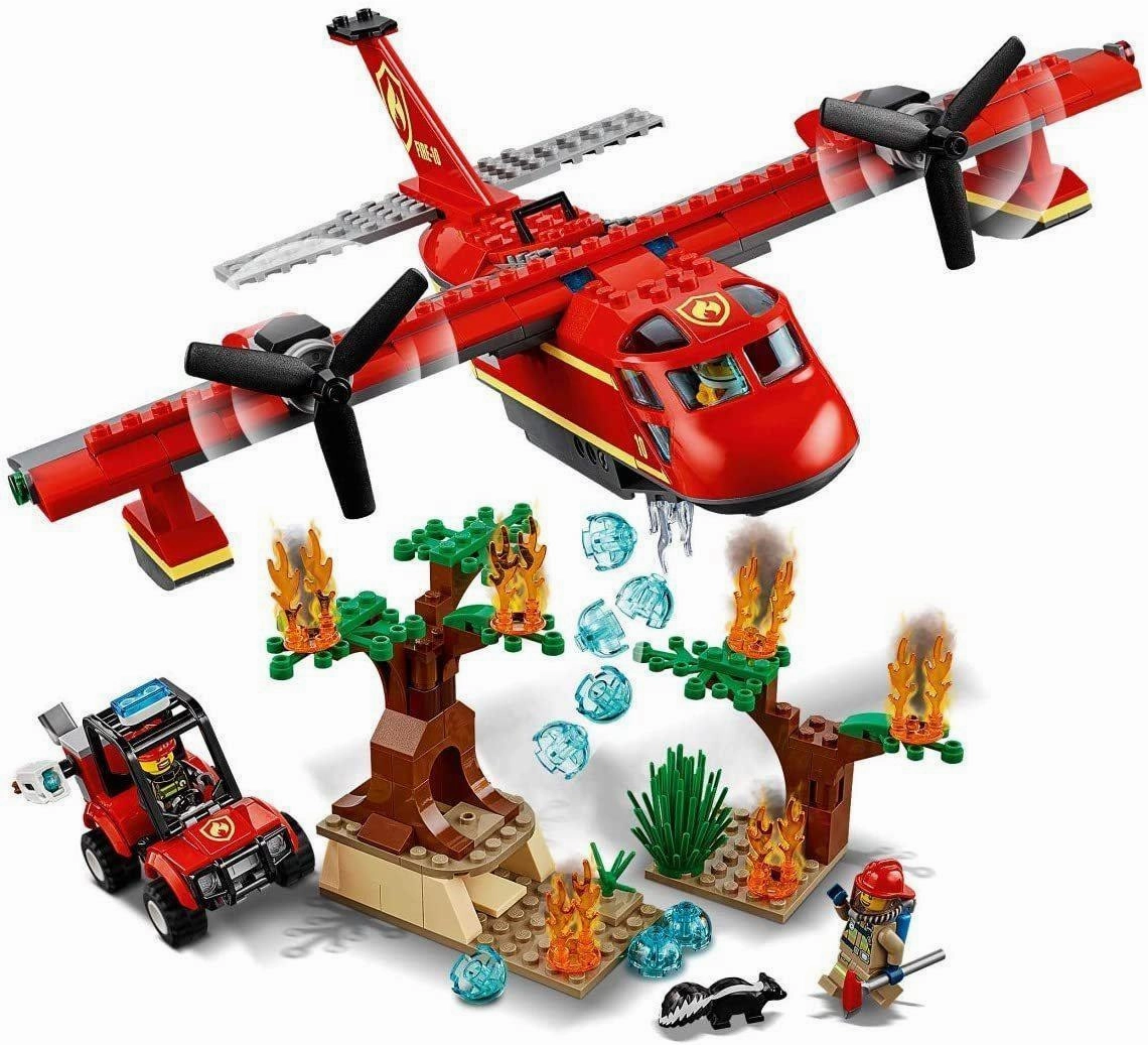 LEGO CITY Fire Plane 60217 Building Kit Battery operated