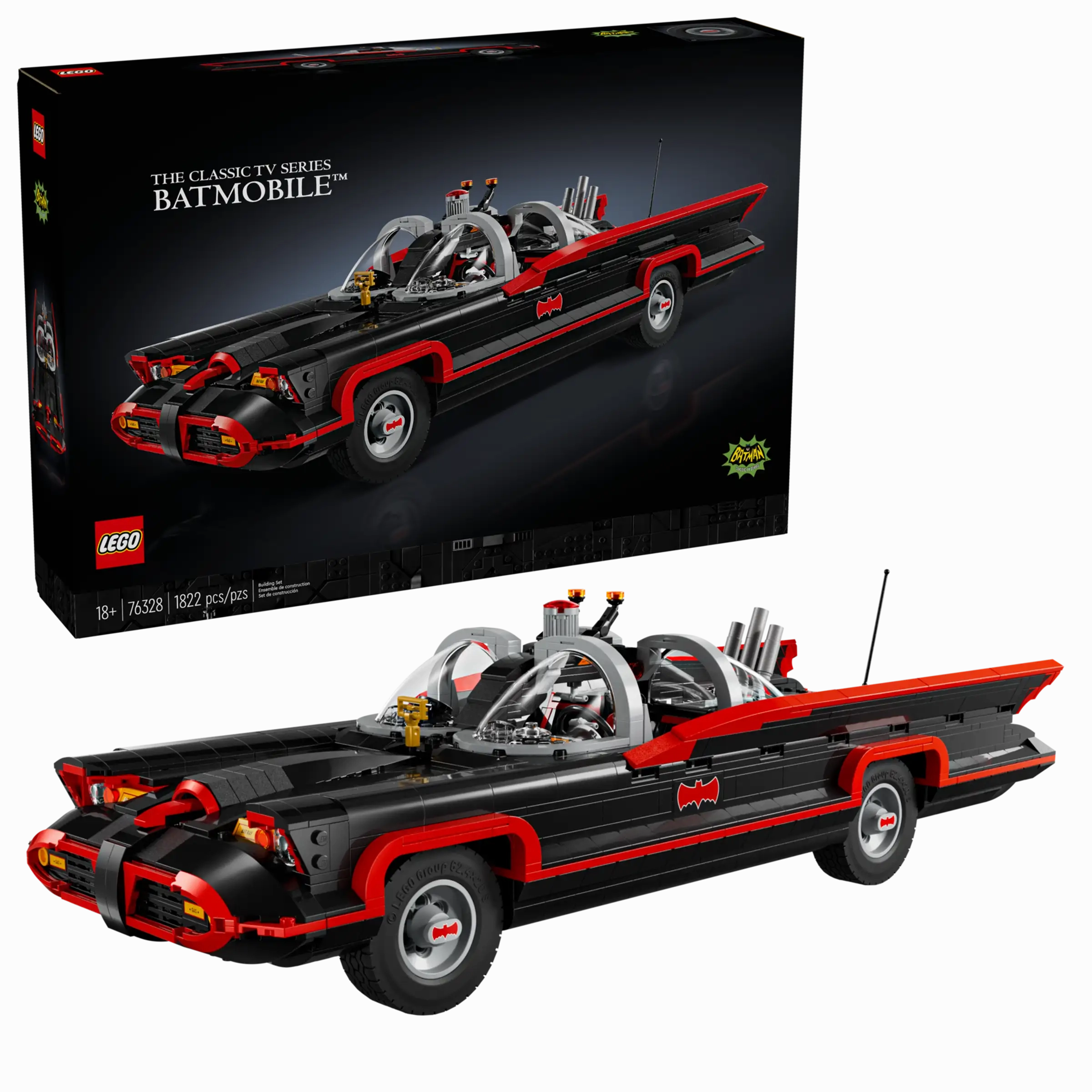Street Art Collectors Model LEGO DC 76328 Batman The Classic TV Series Batmobile