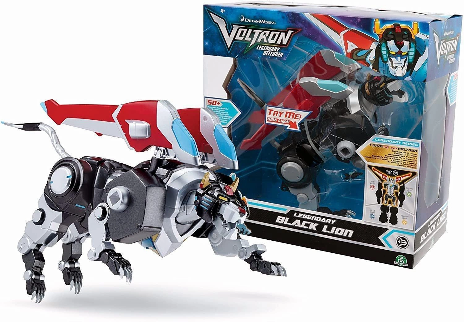 Display Ready Top Rated Voltron ?C Legendary Black Lion, light and sounds