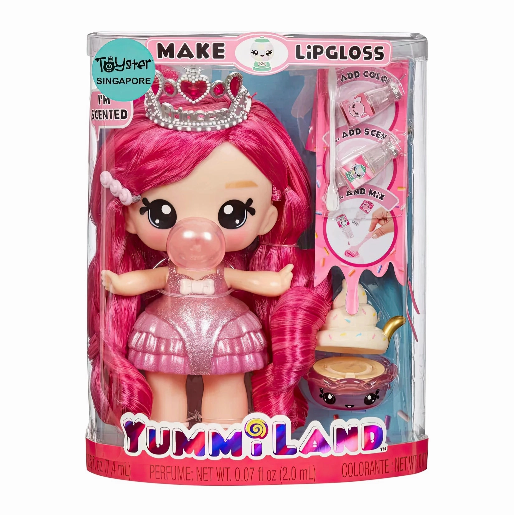 Christmas Decoration Sci-Fi Model Yummiland Large Doll & Lipgloss Pet Bianca Bubblegum