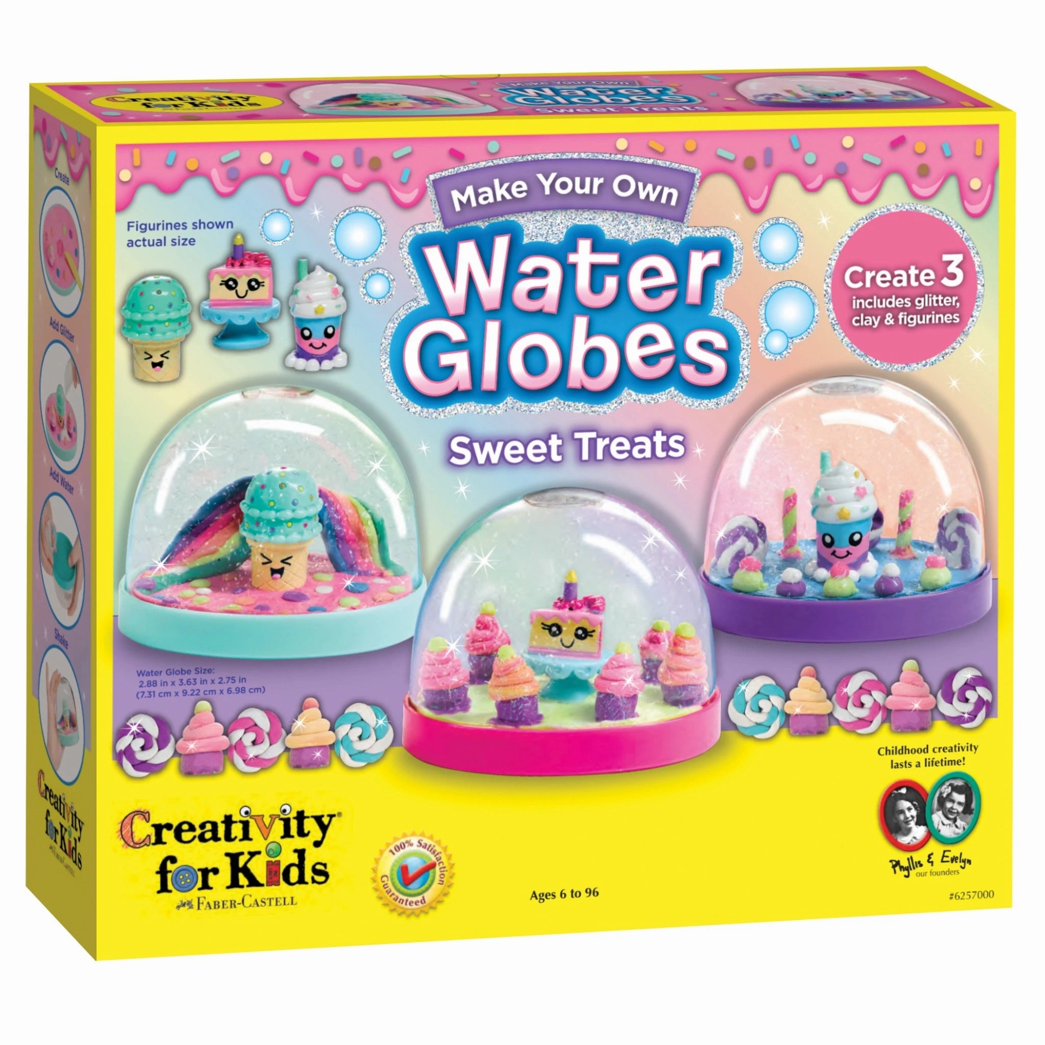 Playful Ornaments Water Globes Sweet Treats