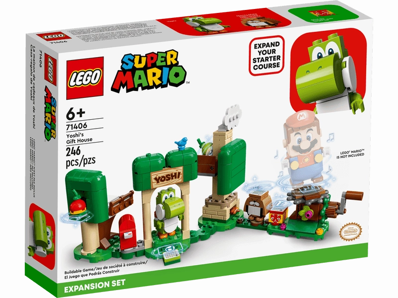 Movie Character Master Collector LEGO SUPER MARIO 71406 Yoshi's Gift House Expansion Set