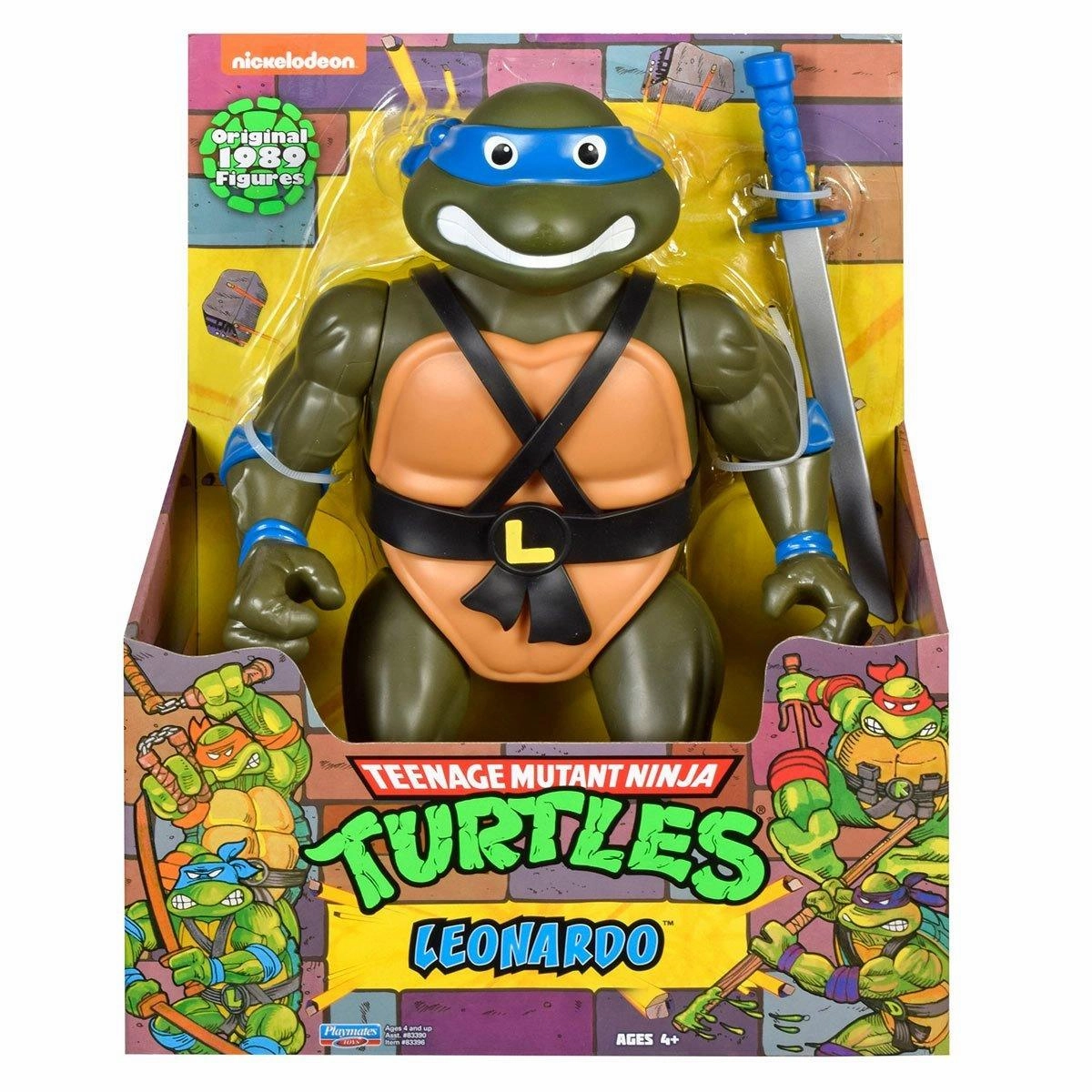 Teenage Mutant Ninja Turtles: 12-inch Original Classic Leonardo Giant Figure Display Ready